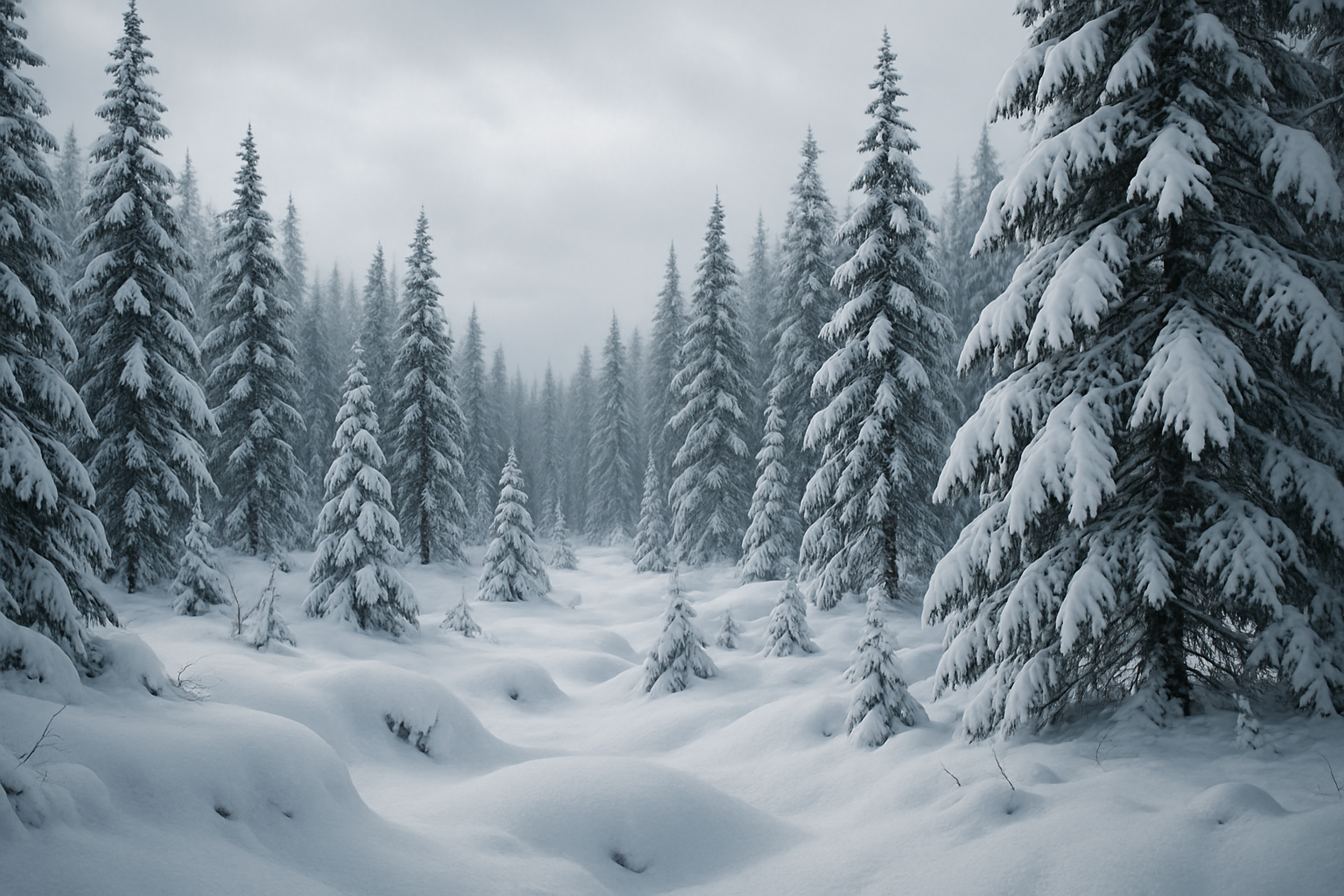 Give me something canadian winter with snow